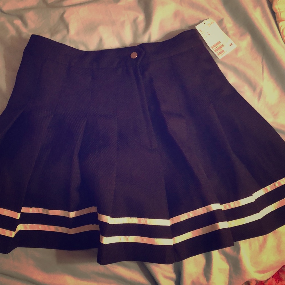 Black and White Skater Women’s Skirt